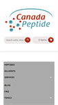 Mobile Screenshot of canadapeptide.com